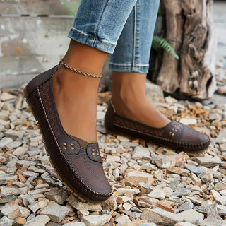 Women’s Perforated Comfort Slip On Loafers