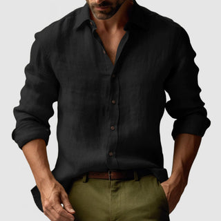 Casual Men’s Button-Down Shirt – Comfortable Regular Fit