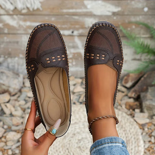 Women’s Perforated Comfort Slip On Loafers