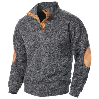 Men's V-Neck Sweatshirt for Outdoor &amp; Casual Style