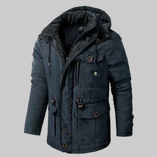 Men’s Multi-Pocket Winter Jacket – Versatile Cold-Weather Design