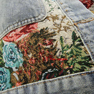 Women’s Floral Denim Jacket