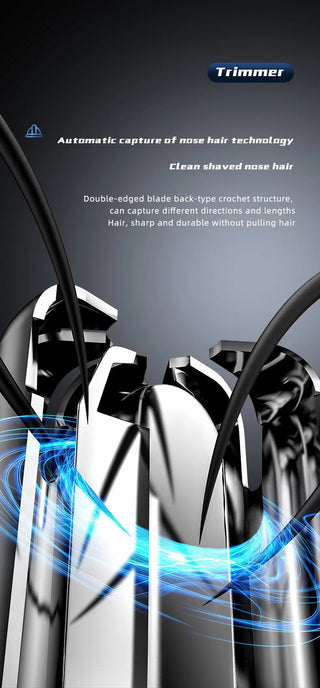 Painless Nose & Ear Hair Trimmer – Precise Grooming with Maximum Comfort