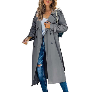 Women's Long Trench Coat Timeless & Functional