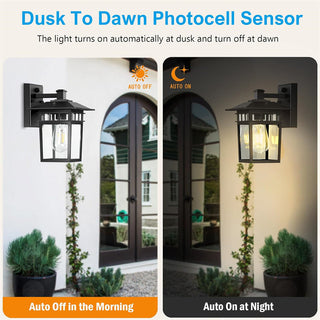Outdoor Waterproof Lantern Wall Light for Gardens