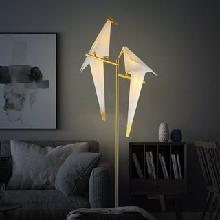 Elegant Origami Bird Lamp - Magnet Attachment