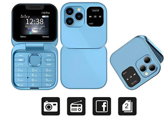 Foldable Dual SIM Phone with HD Camera and FM Radio