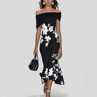Chic Women’s Flower Print Dress
