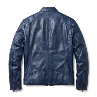 Trendy Zip Front Biker Jacket for Everyday Style