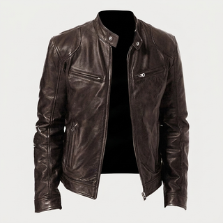 Trendy Zip Front Biker Jacket for Everyday Style