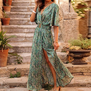 Women’s Dress with High Slit