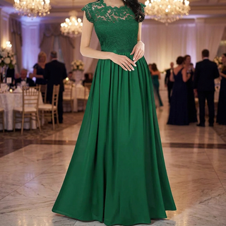 Elegant Lace Evening Dress