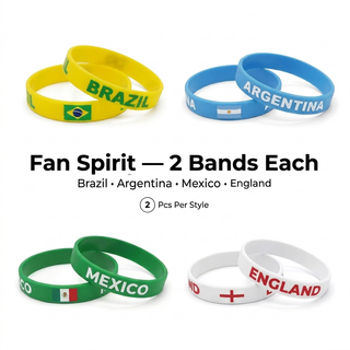 Soccer Fan Wristband Set