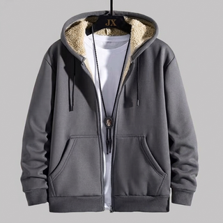 Warmth Men’s Fleece-Lined Winter Hoodie Jacket