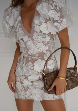 Women's Floral Mini Dress