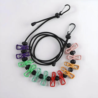 Stretchable Portable Clothesline – Windproof, Retractable & Travel-Friendly