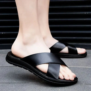 Italian men's mules
