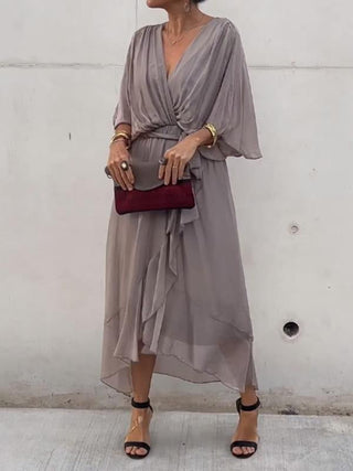 Elegant V-Neck Dress