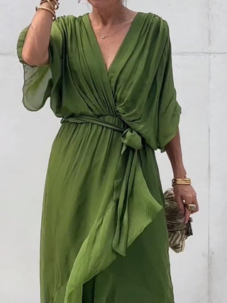 Elegant V-Neck Dress