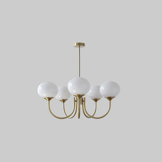 Modern Pink and Gold Chandelier Ceiling Light