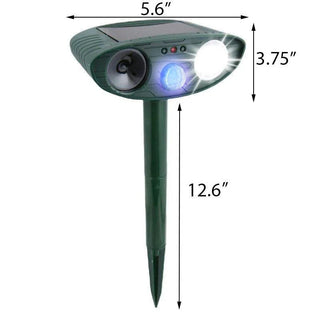 Outdoor Solar-Powered Ultrasonic Deer Repeller for Gardens