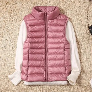 Wind-resistant Women's Bodywarmer with Zipper