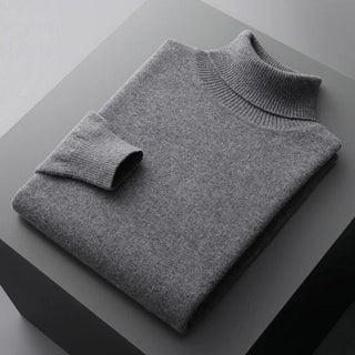 Men’s Knit Turtleneck Sweater – Refined Winter Layer
