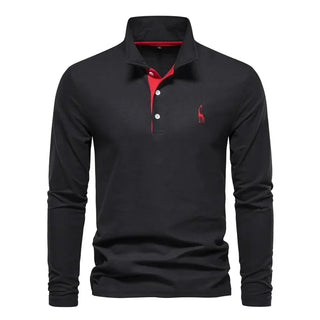 Bastian – Long Sleeve Polo for men