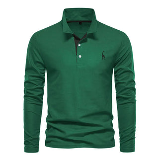 Bastian – Long Sleeve Polo for men