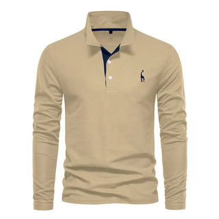 Bastian – Long Sleeve Polo for men