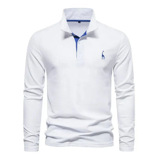 Long-Sleeved Polo Shirt for Men