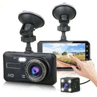 Wireless Dual Dash Camera with Night Vision & 170° Angle