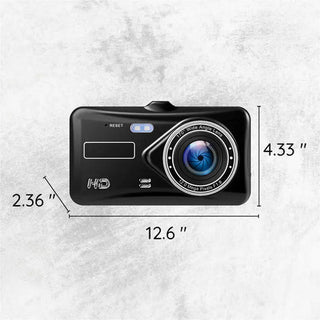 Wireless Dual Dash Camera with Night Vision & 170° Angle