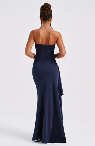 Women's Off-Shoulder Twisted Maxi Dress